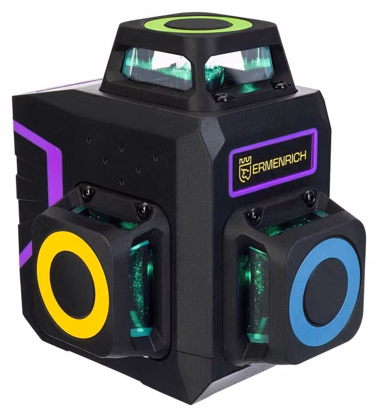 Ermenrich - 84086 - Livella laser professionale LV50, colore viola