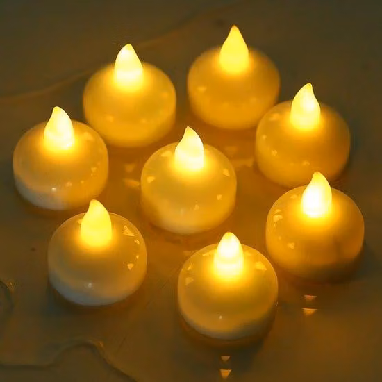 Luci LED da acqua elettroniche a induzione, 12 pezzi