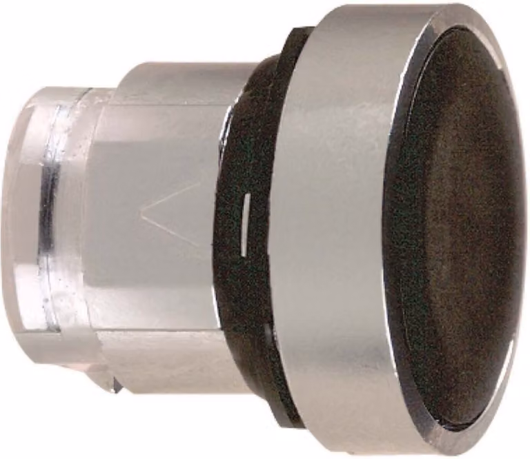 Schneider Electric Pulsante piatto, nero ZB4BA2