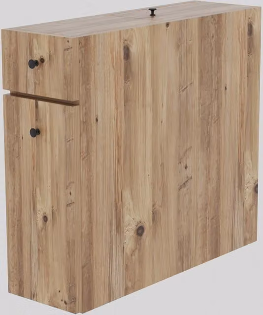 Mobile bagno con cassetti 20x55x60 cm marrone Calencia