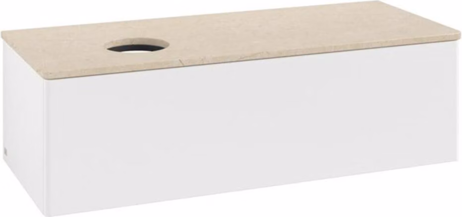 V&B Mobiletto senza struttura frontale, con illuminazione Antao 120x36x50cm, colore WBP botti