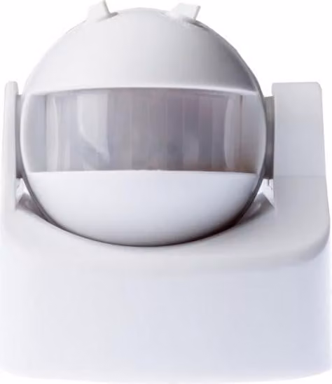 Rilevatore di movimento crepuscolare da esterno PIR ALER bianco 12m Kanlux 460