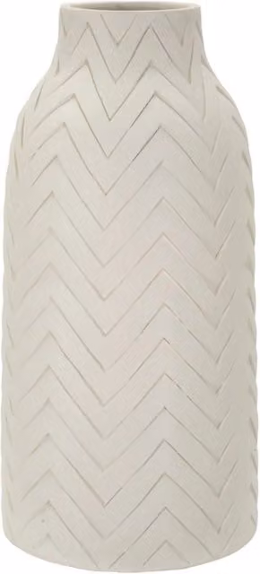 Vaso Winter Vikasa Home in ceramica color beige, H: 60 cm, L: 29 cm, P: 29 cm