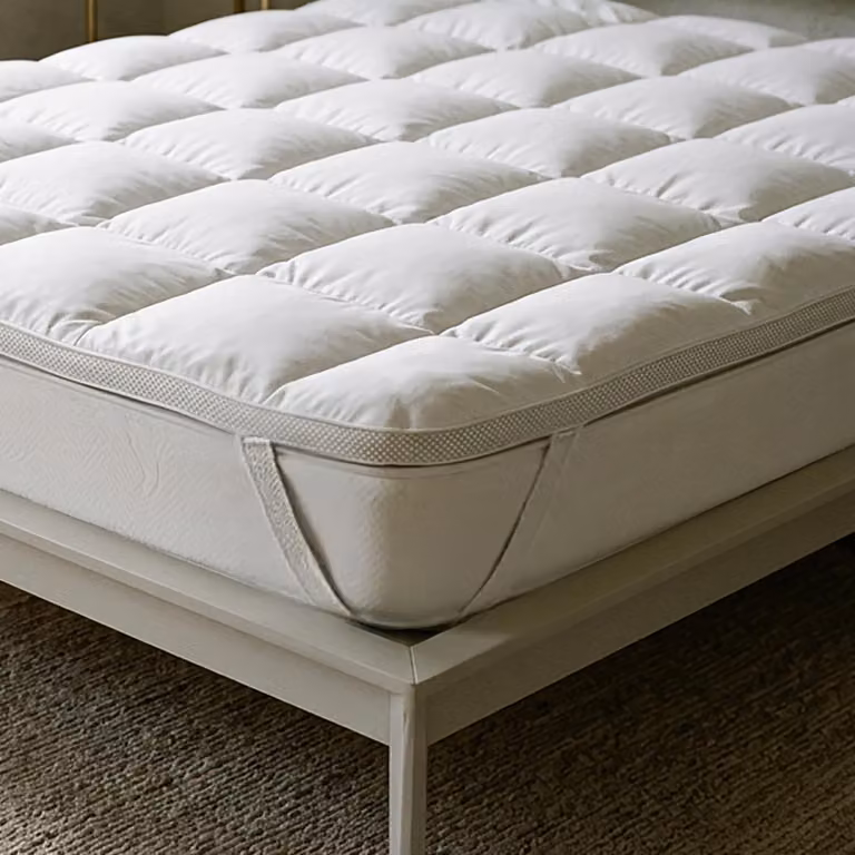 Topper in microfibra per letto singolo