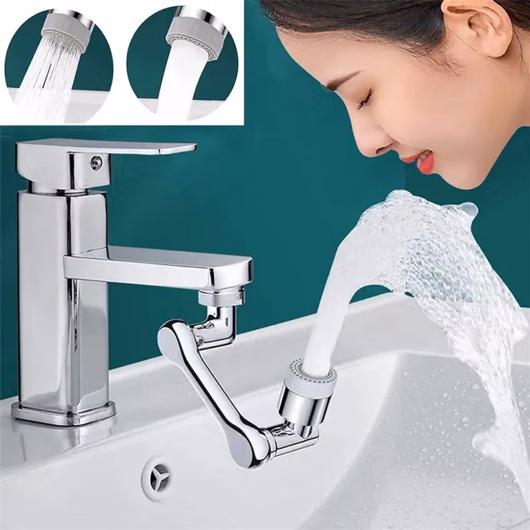 Prolunga per rubinetto dell'acqua, prolunga girevole a 1080° per rubinetto dell'acqua, prolunga per rubinetto - DUOTAP