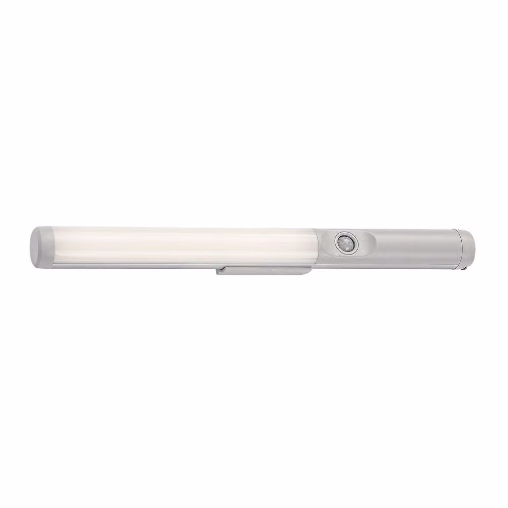 Rabalux 78031 Luce da lavoro Rakar, 3W, 4000K, 180lm, bianco argento, rotonda, bianco neutro, ø25mm