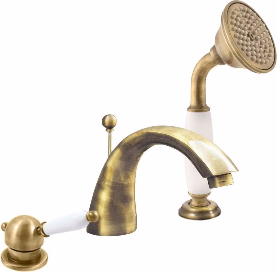 Miscelatore da bagno LABE - OLD BRASS, Colore: old brass, Dimensioni: 1/2'' (L569.5SSM)