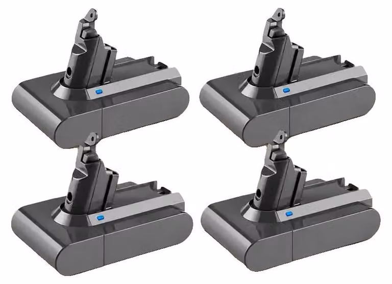 Batterie di ricambio, agli ioni di litio, capacità 12,8 Ah, confezione da 2 pezzi - V6-12800mAh