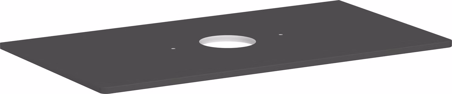 hansgrohe Xelu Q Console avec découpe ronde au centre, 980x550, pour vasque à poser, sans trou pour robinet, 54114910, 54114910