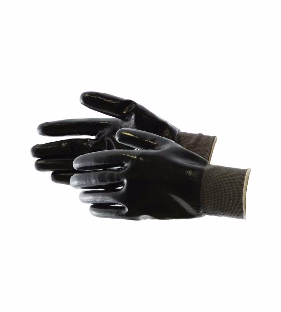 Kapriol Guanti Nitrile Nero - Taglia 9 - Lavori Manutenzione