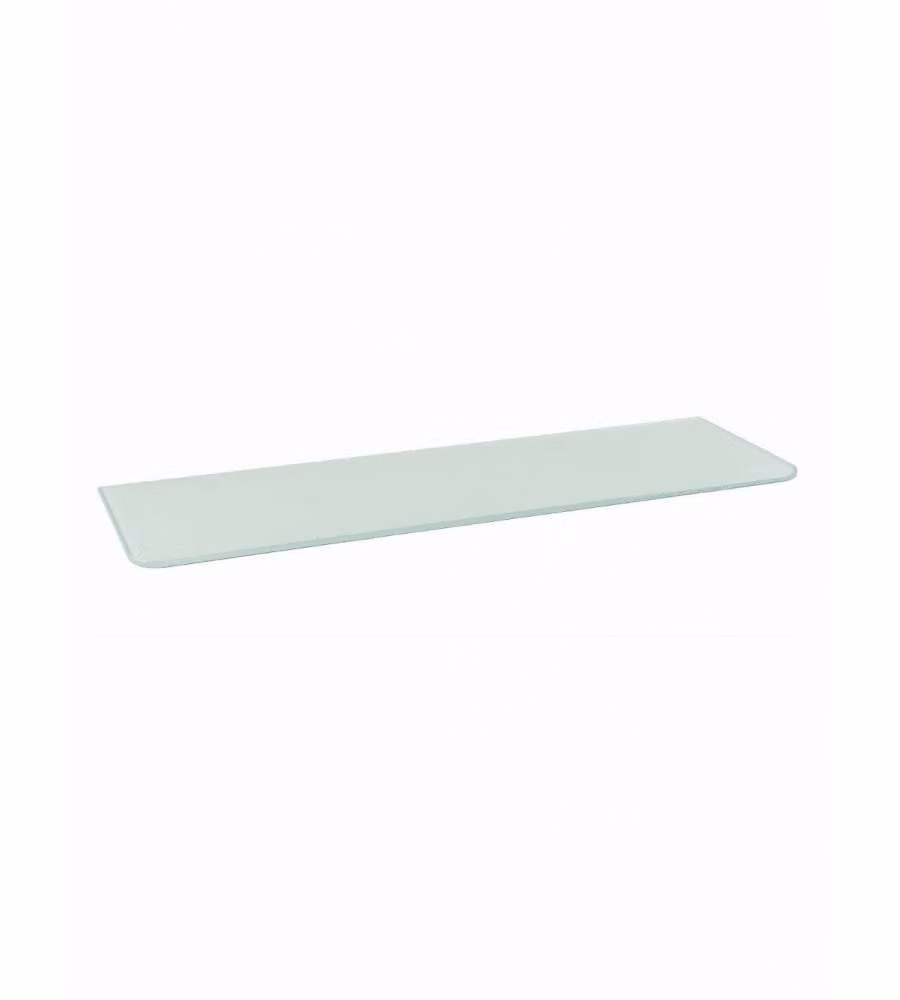 Pircher Mensola in Vetro Satinato 600x120x8 mm - Finitura Elegante e Pratica