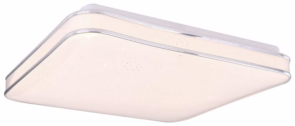 Plafoniera LED, effetto stella, bianco, L 33,5 cm