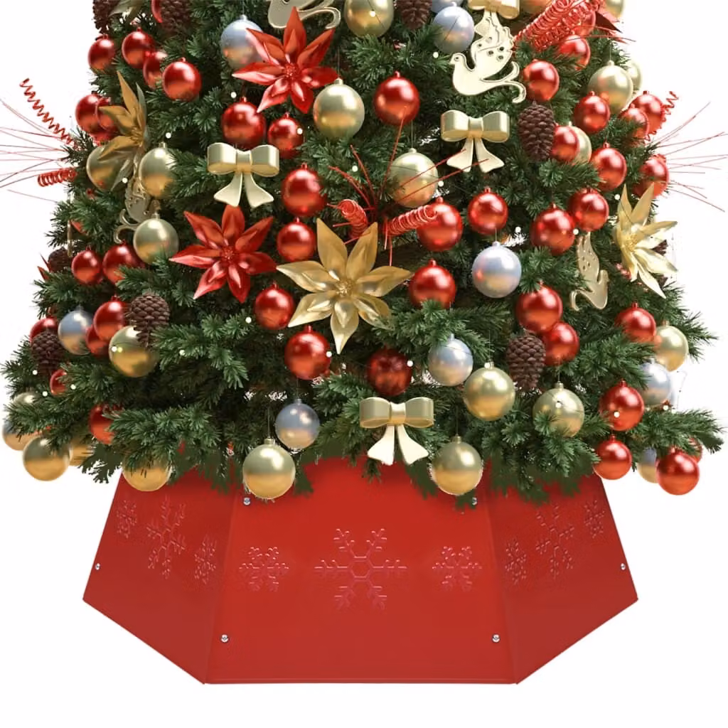 Maison Exclusive - Gonna per Albero di Natale Rossa Ø68x25 cm
