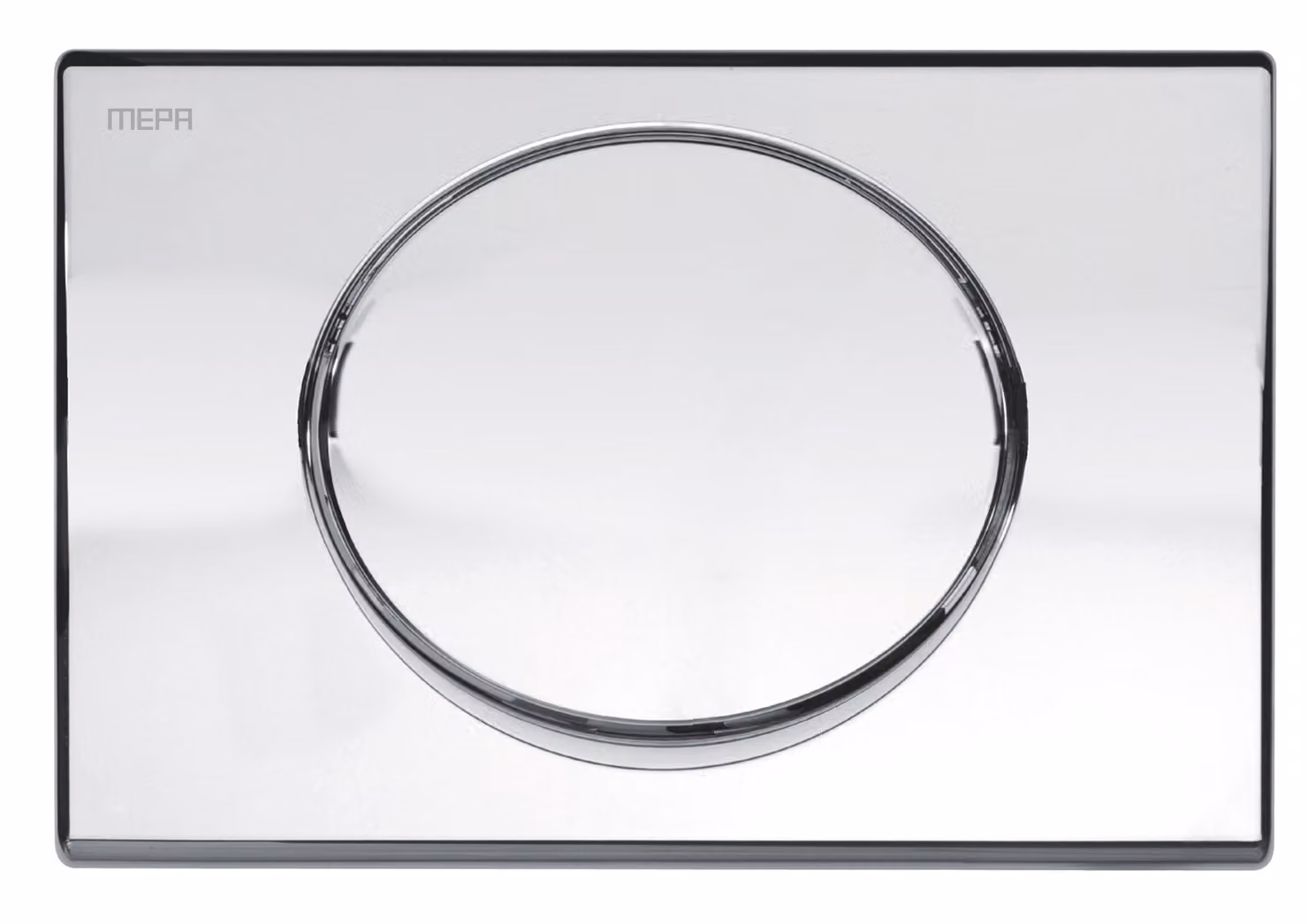 Placca da incasso MEPAellipse per A21/E21 start/stop, cromo lucido