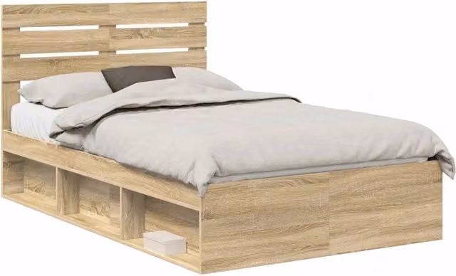 Letto matrimoniale | Letto per adulti | Struttura del letto Sonoma 120 x 200 cm Pino massello