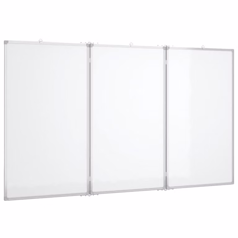 Lavagna Magnetica Pieghevole 180x80x1,7 cm in Alluminio