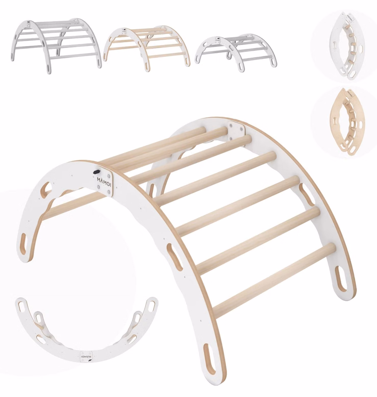 Arco da gioco in legno per bambini, realizzato in legno di abete sostenibile