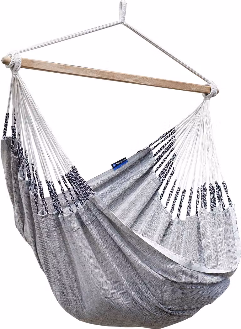 Sedia sospesa Potenza 160x115 cm Medelin L sedia sospesa altalena tessile sospesa, fino a 130 kg fatta a mano in cotone amaca a dondolo