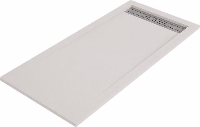 Piatto doccia BIDAI 80x170 cm Sabbia griglia in acciaio