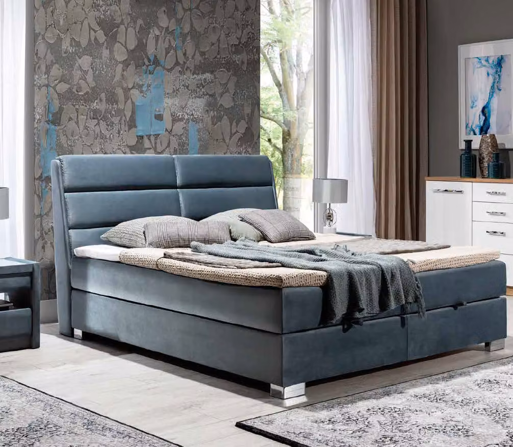 Boxspringbett Bett Hotel Luxus Betten Polster Doppelbett Ehe 140 160 180 x 200cm