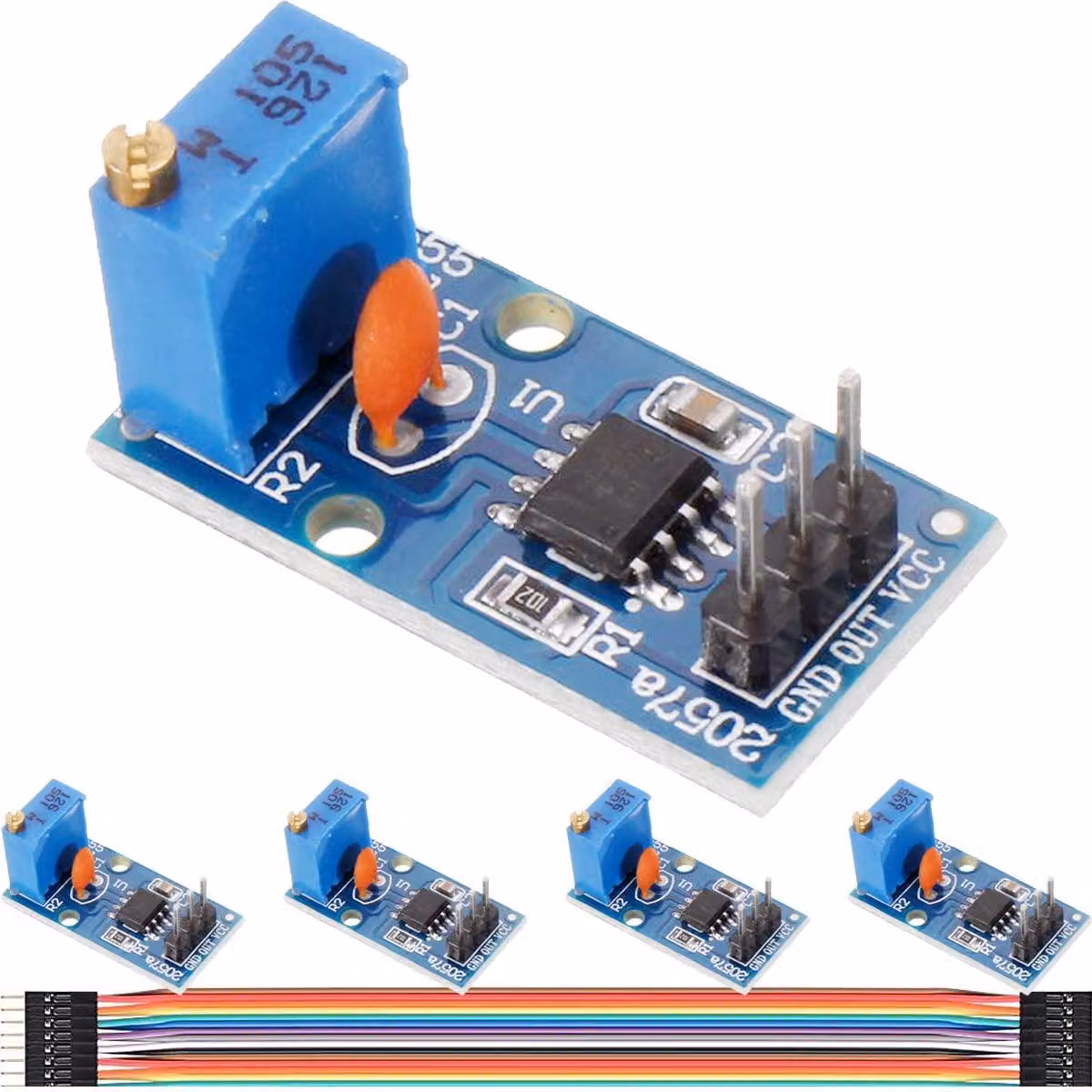 5 moduli per generatore di impulsi, da 5 a 12V DC, con frequenza regolabile