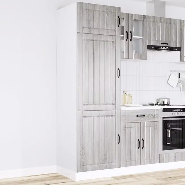 Pensile da cucina | Armadio da Cucina Lucca Grigio Sonoma in Legno Multistrato