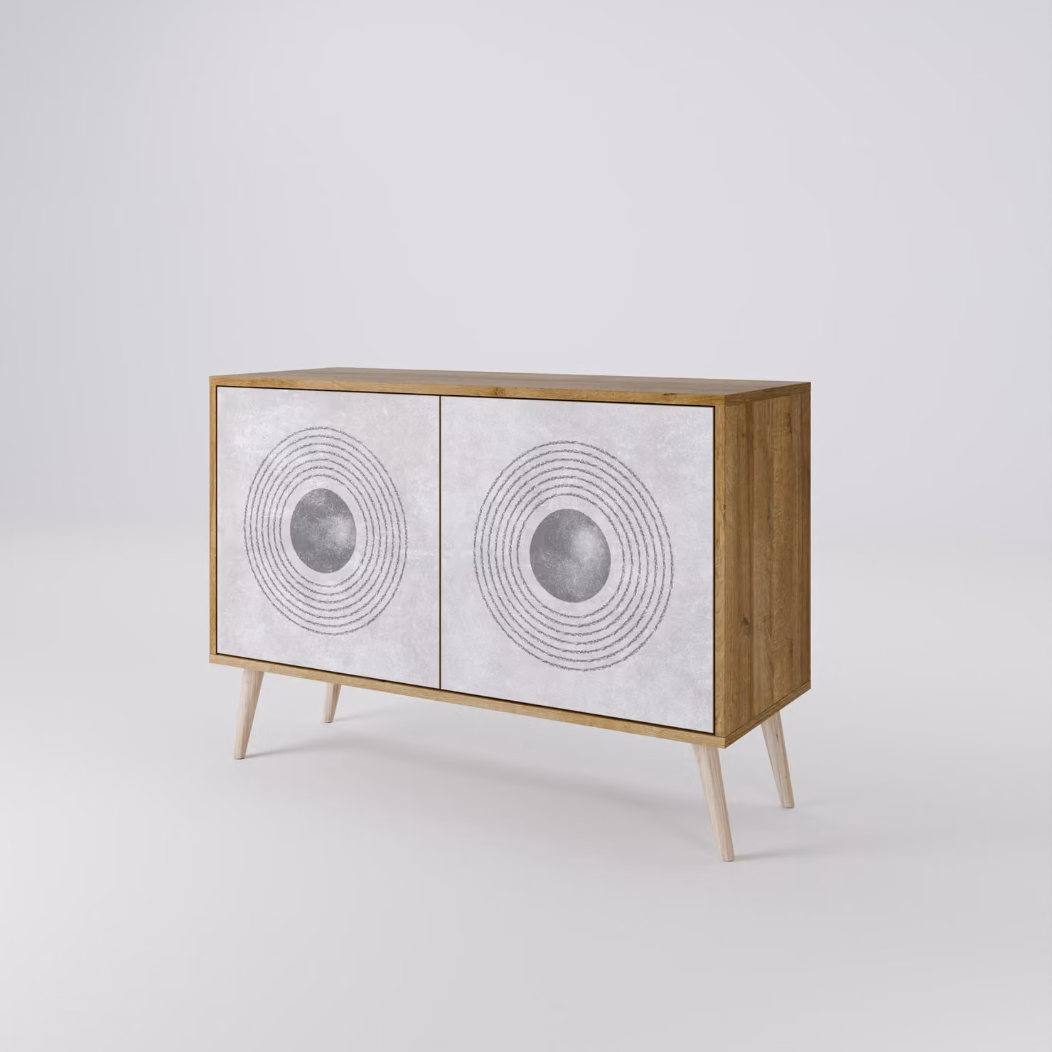 Cassettiera Spacerebels a 2 ante - credenza cassettiera - credenza alta - mobile guardaroba - soggiorno camera da letto - 57,5×111×42 (HxLxP)
