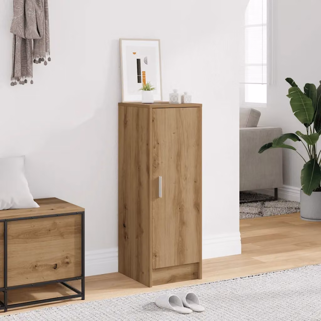 Mobile porta scarpe vidaXL moderno in legno marrone L/P/H: 32 x 35 x 92 cm