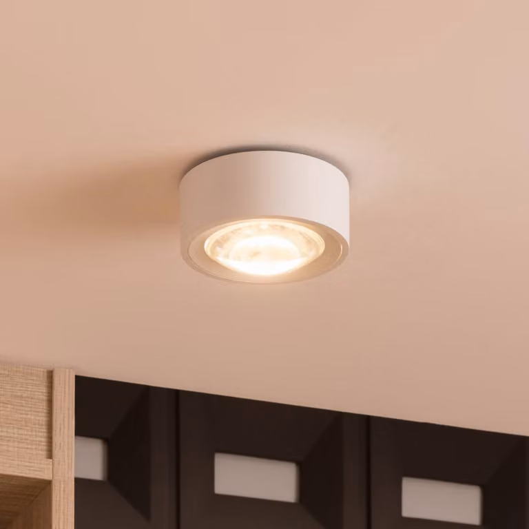 Plafoniera a LED Rotari Arcchio, dimmerabile, Bianco / Opale, Soggiorno / Sala da pranzo, Alluminio, Moderno, Plafoniera LED