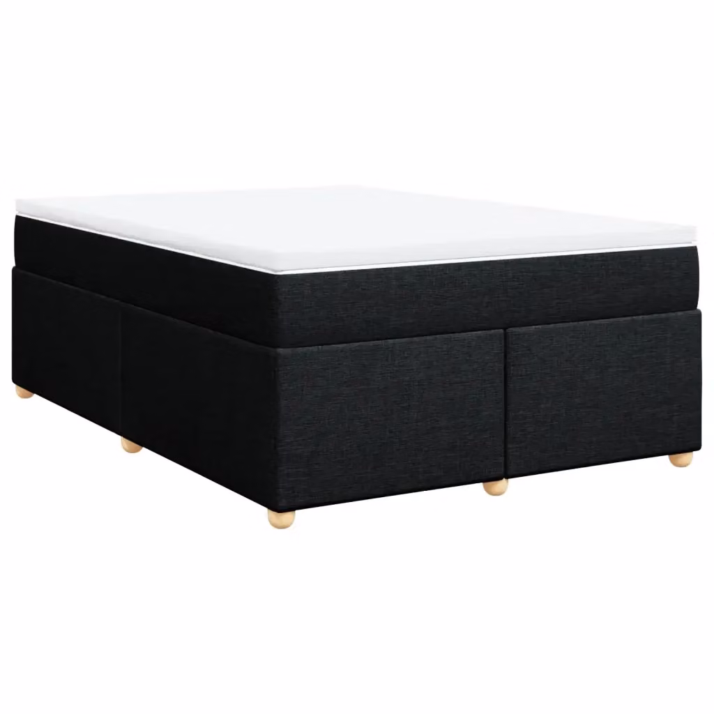 Letto Ibrido con Giroletto a Molle e Materasso vidaXL, Colore Nero e Bianco, L/P/H: 140 x 200 cm – 2