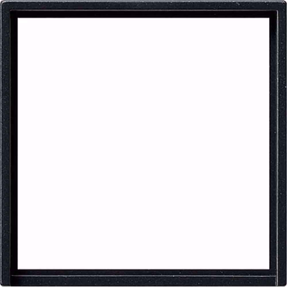 Gira telaio adattatore nero quadrato 50x50mm 0282005