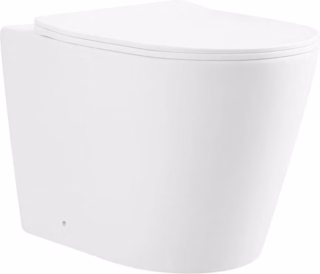 WC a pavimento bianco opaco YJ-3380MW senza brida 36x56x40