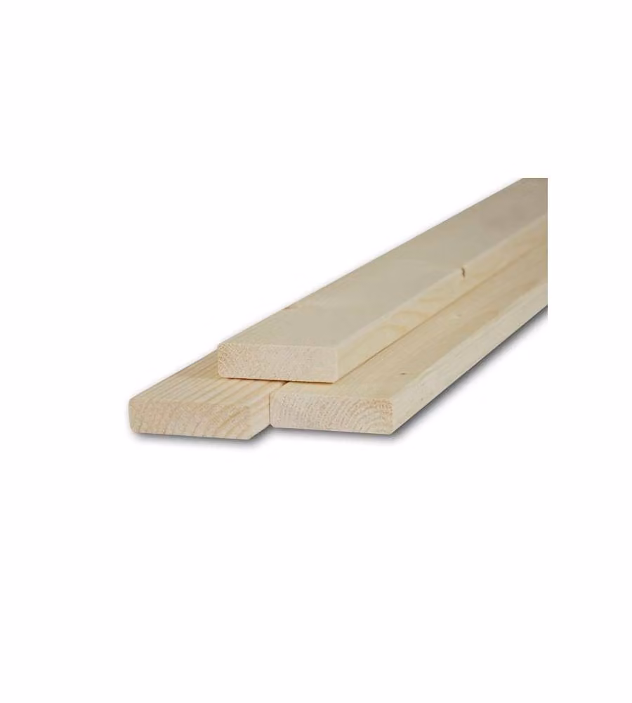 Pircher Listelli Abete Piallati 20x70x1000 Mm - Legno Naturale per Fai-da-te