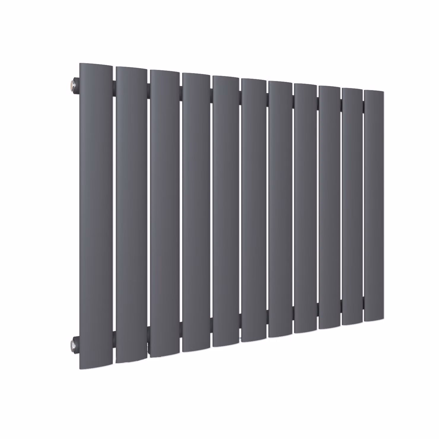 SONNI, radiatore a pannello orizzontale, collegamento laterale, 630x847 mm, antracite, a singolo strato, senza resistenza elettrica