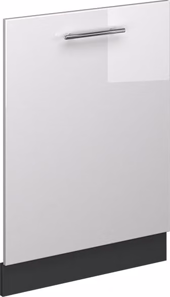 Pannello frontale della lavastoviglie Vicco Fame-Line Bianco lucido 60 cm senza piano di lavoro, Model 54304