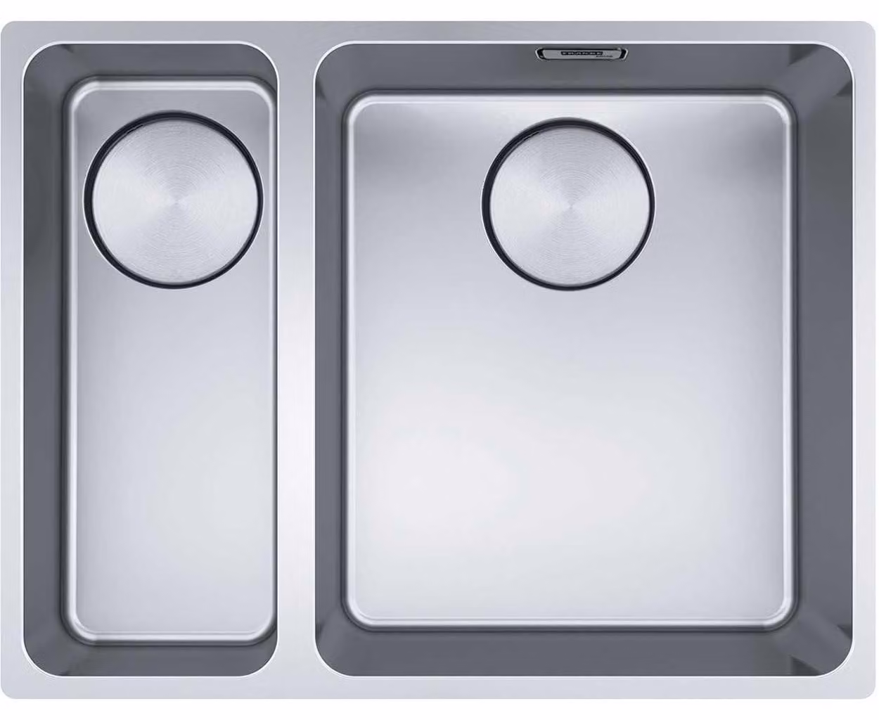 Franke Mythos lavello sottopiano Lavello in acciaio inox MYX 160-34-16 Pulsante in acciaio inox da 60 cm 122.0625.059