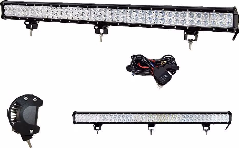 Striscia luminosa a LED, design a doppia fila, temperatura di colore 6000K, cavo da 36" e 234W