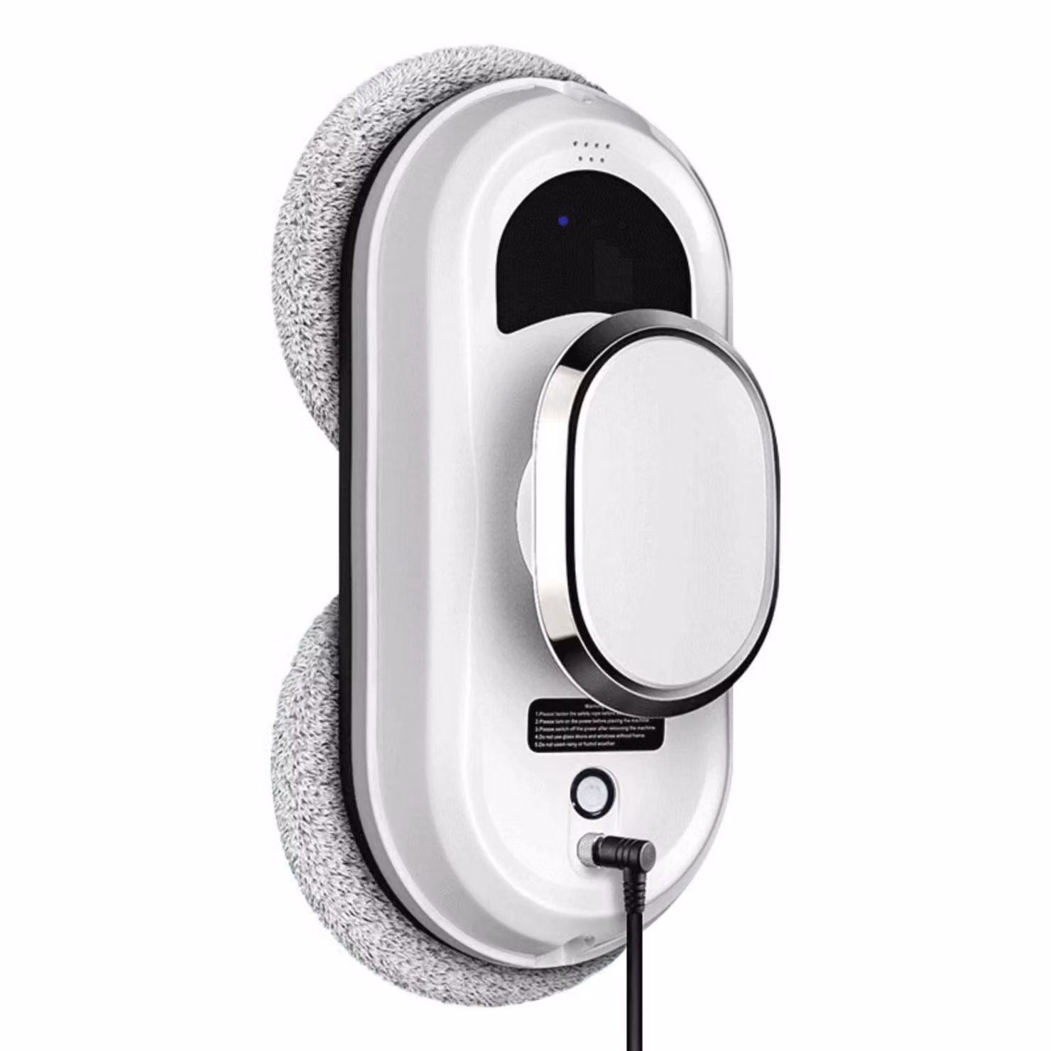 Robot pulitore per finestre AIORBER, alimentazione elettrica, potenza di aspirazione 2,8 kPa, per la pulizia di vetri, piastrelle e finestre, silenzioso (60 dB), dimensioni 295 x 145 x 120 mm