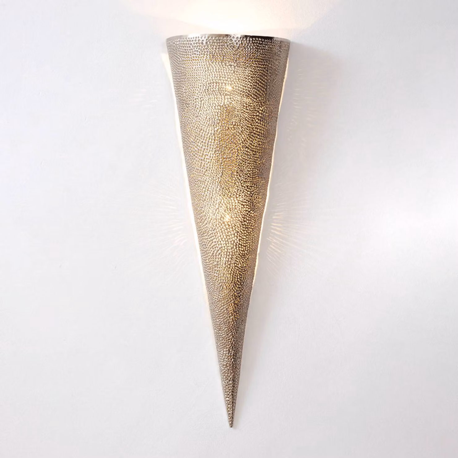 Holländer Applique da parete Oriental, dimmerabile, Cromo / Argento, Soggiorno / Sala da pranzo, Alluminio, marocchino / arabo, Applique