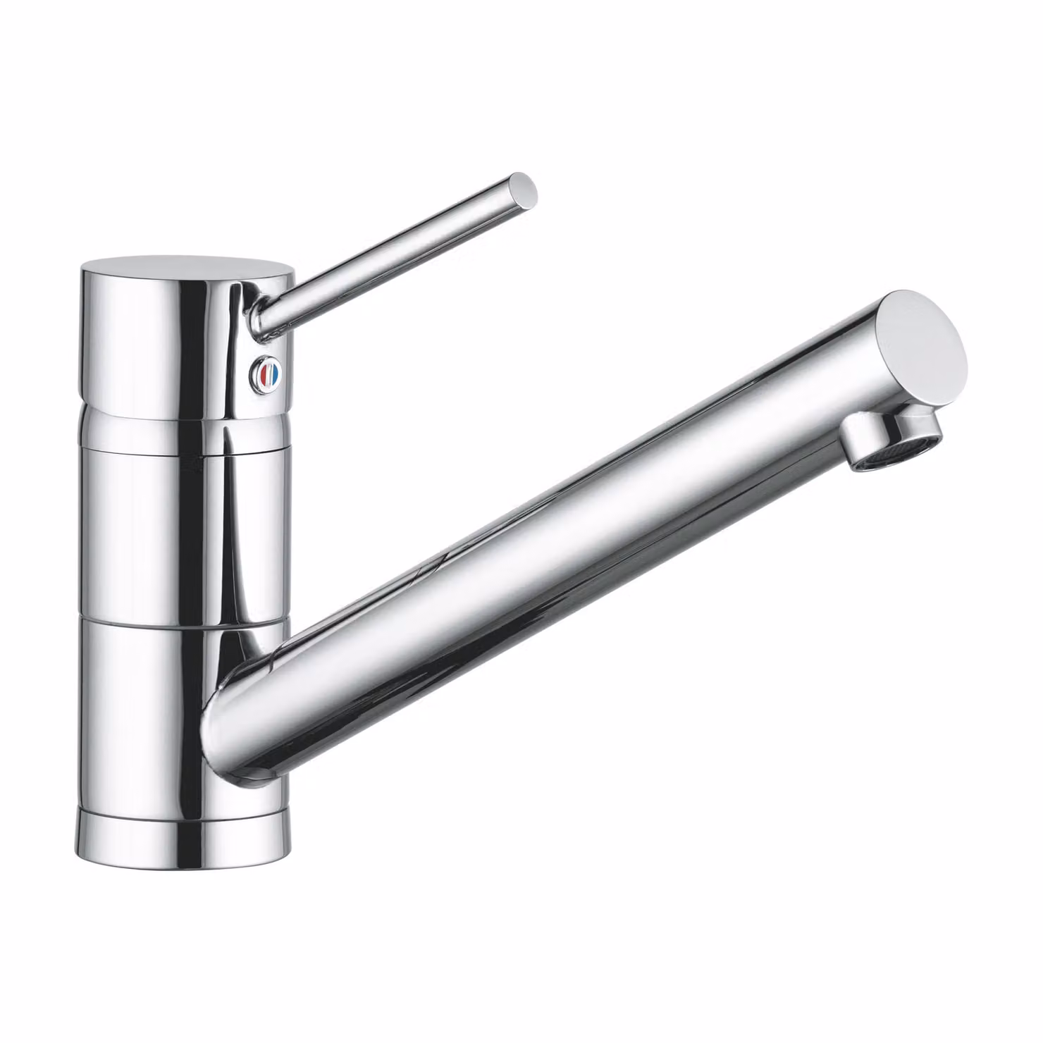 KLUDI SCOPE Mitigeur monocommandé pour évier, levier fermé, chrome, 339330575, 339330575