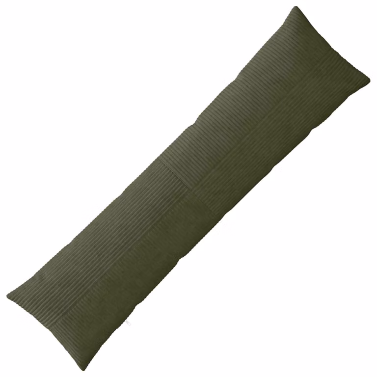 Federa ALMELO vidaXL in velluto a coste verde, L 145 x L 40 cm