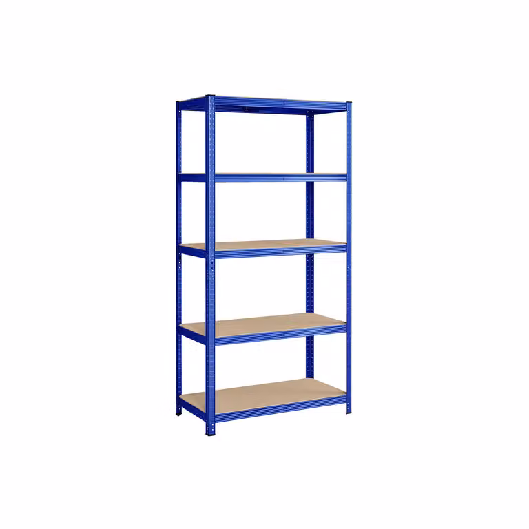 Scaffalatura a 5 Ripiani Scaffale Resistente da Garage, Blu / 1