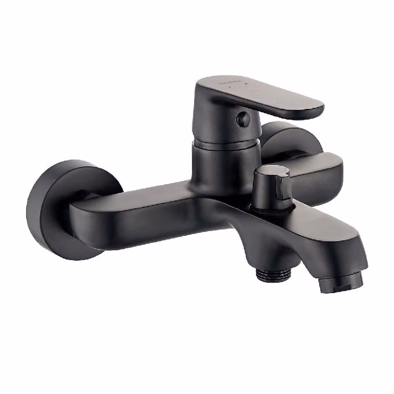 Miscelatore da bagno nero Miscelatore da bagno Miscelatore in ottone