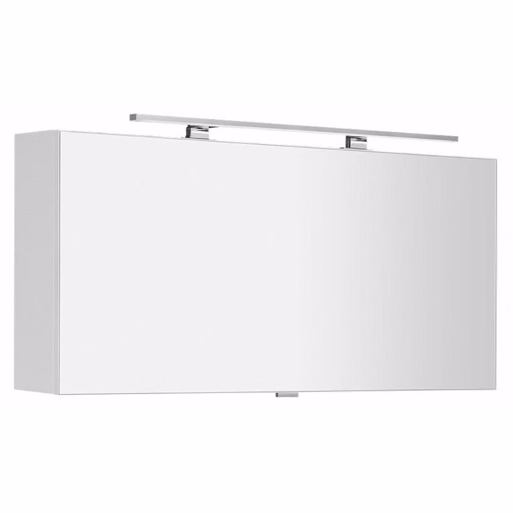 Sapho Cloe - Armadio a specchio con illuminazione a LED, 1200x500x180 mm, bianco CE120-0030