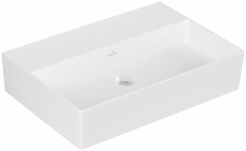 Villeroy & Boch Memento 2.0 lavabo mural, sans trou pour robinet, sans trop-plein, non poncé, 600x420mm, 4A226301, 4A226301