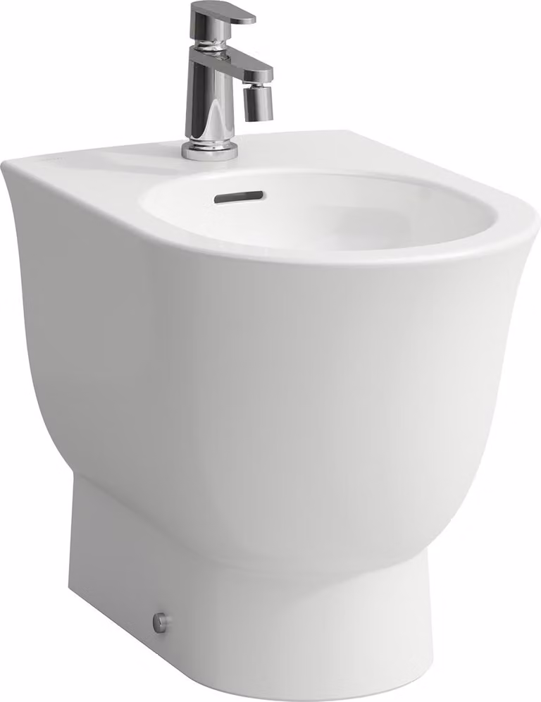 LAUFEN The New Classic Bidet à poser, 1 trou pour robinet, avec trop-plein, H8328510003021, H8328510003021
