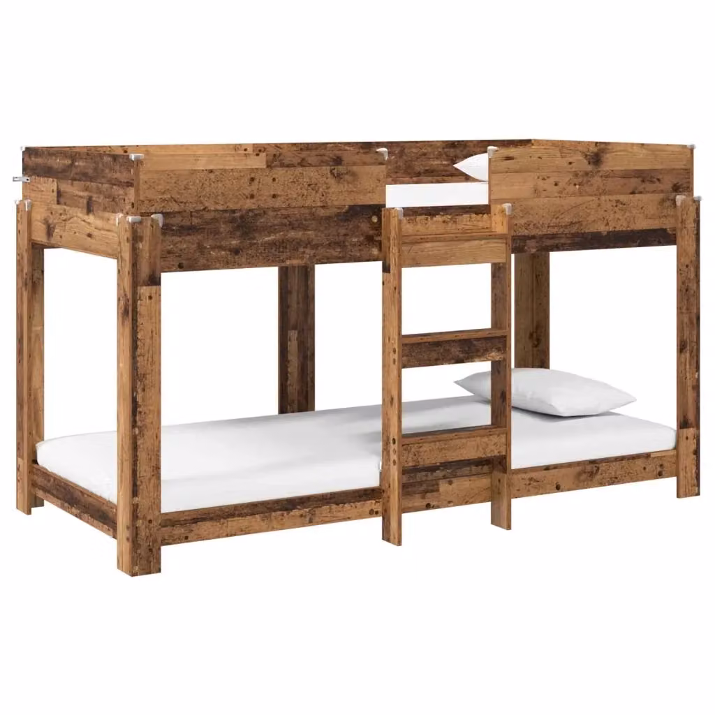 Letto a Castello per Bambini vidaXL in Legno Marrone L/P/H: 200 x 90 x 176 cm – 2