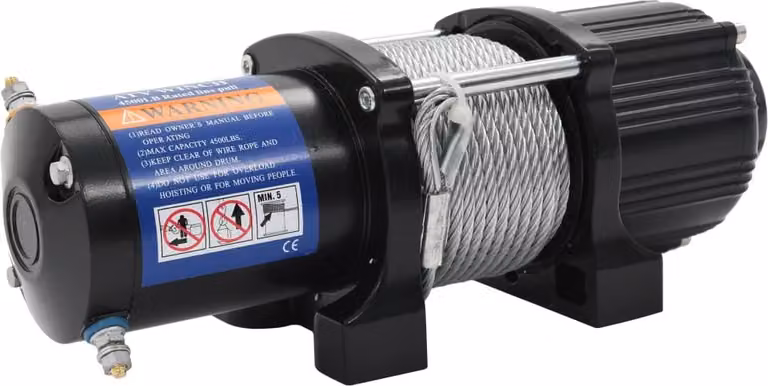 Verricello Elettrico 12 V 4500 lbs 2040 kg con Telecomando