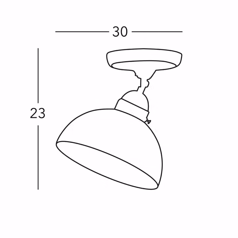 austrolux Plafoniera soffitto Nonna, dimmerabile, Bianco / Opale, Soggiorno / Sala da pranzo, Vetro, Campagna / Rustiche, Plafoniera