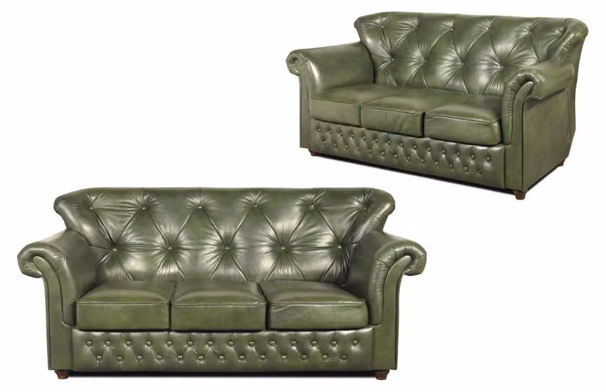 Chesterfield Möbel Sofa XXL Polster Sofas Couch Garnitur Leder